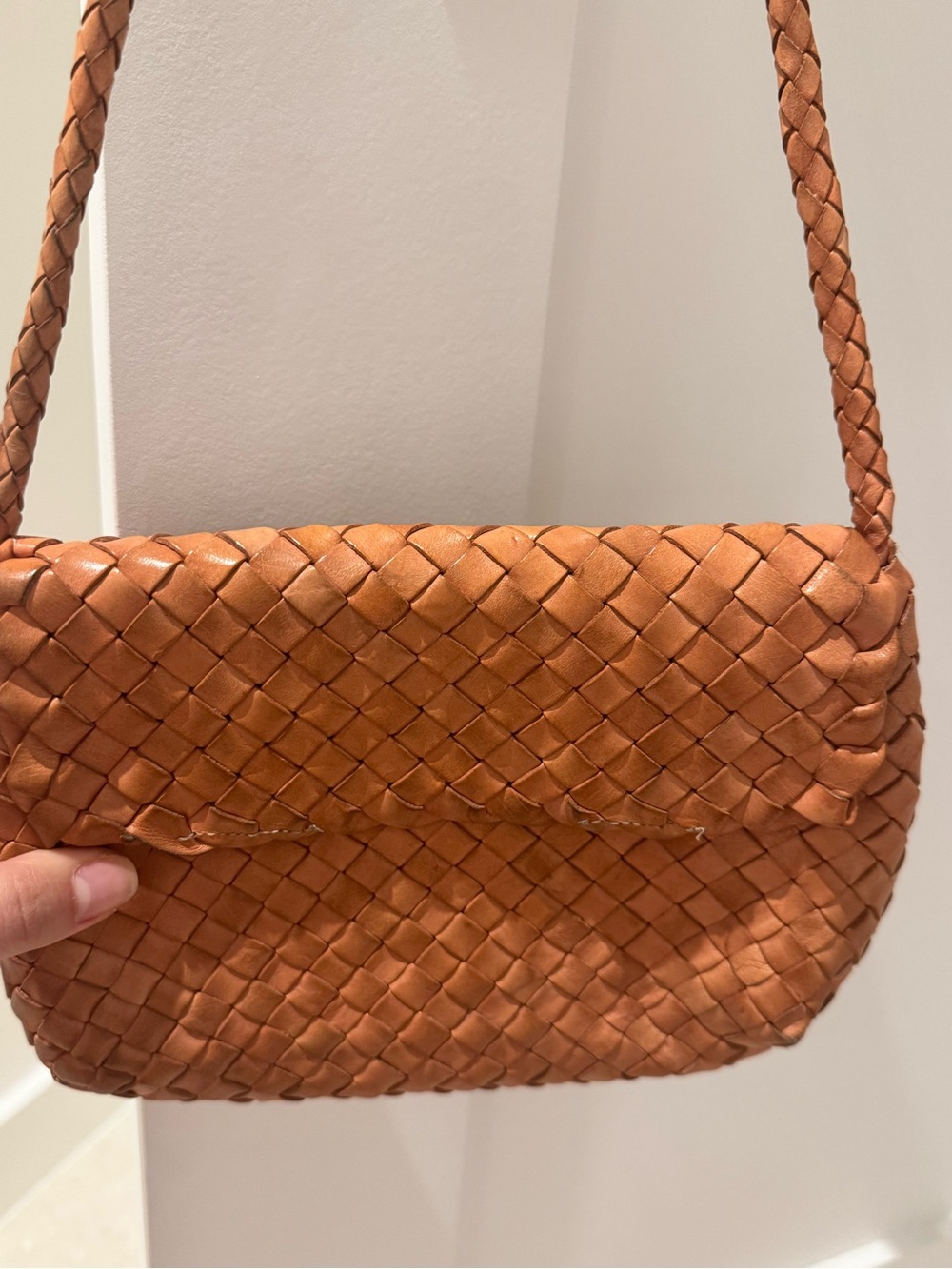 Loeffler Randall Billie Woven Leather Shoulder Bag - Picture 10 of 16